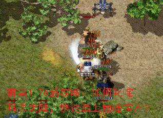 雷霆1.76新攻略:如何叱咤玛法大陆,快速踏上巅峰宝座? 雷霆1.76新攻略:如何叱咤玛法大陆,快速踏上巅峰宝座?
