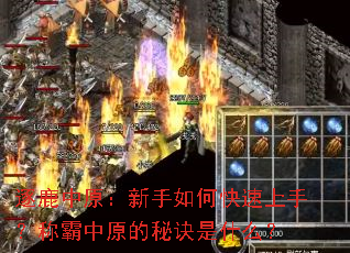 逐鹿中原:新手如何快速上手?称霸中原的秘诀是什么? 逐鹿中原:新手如何快速上手?称霸中原的秘诀是什么?