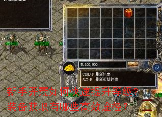 新手开荒如何快速提升等级?装备获取有哪些高效途径? 新手开荒如何快速提升等级?装备获取有哪些高效途径?