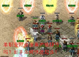 单职业打金服真的能赚钱吗?新手如何快速起步? 单职业打金服真的能赚钱吗?新手如何快速起步?