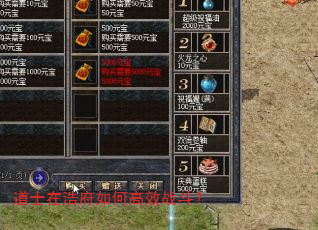 道士在浩府如何高效战斗? 道士在浩府如何高效战斗?