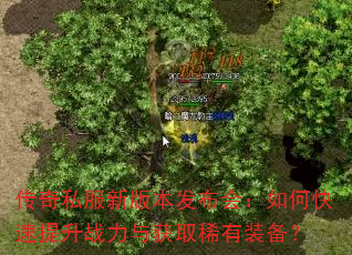 传奇私服新版本发布会:如何快速提升战力与获取稀有装备? 传奇私服新版本发布会:如何快速提升战力与获取稀有装备?