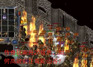 传奇玩家升20级后,如何高效前往毒蛇山谷? 传奇玩家升20级后,如何高效前往毒蛇山谷?