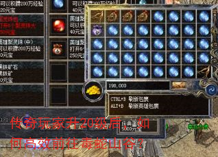 传奇玩家升20级后,如何高效前往毒蛇山谷? 传奇玩家升20级后,如何高效前往毒蛇山谷?