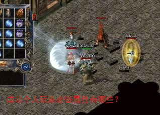 成功个人玩家必备属性有哪些? 成功个人玩家必备属性有哪些?