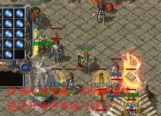 传奇私服合集:如何快速快速提升角色等级与战力? 传奇私服合集:如何快速快速提升角色等级与战力?