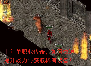 十年单职业传奇,如何快速提升战力与获取稀有装备? 十年单职业传奇,如何快速提升战力与获取稀有装备?