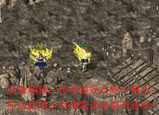 妖孽解释:传奇游戏攻略全解析,你遇到的所有难题这里都有答案? 妖孽解释:传奇游戏攻略全解析,你遇到的所有难题这里都有答案?